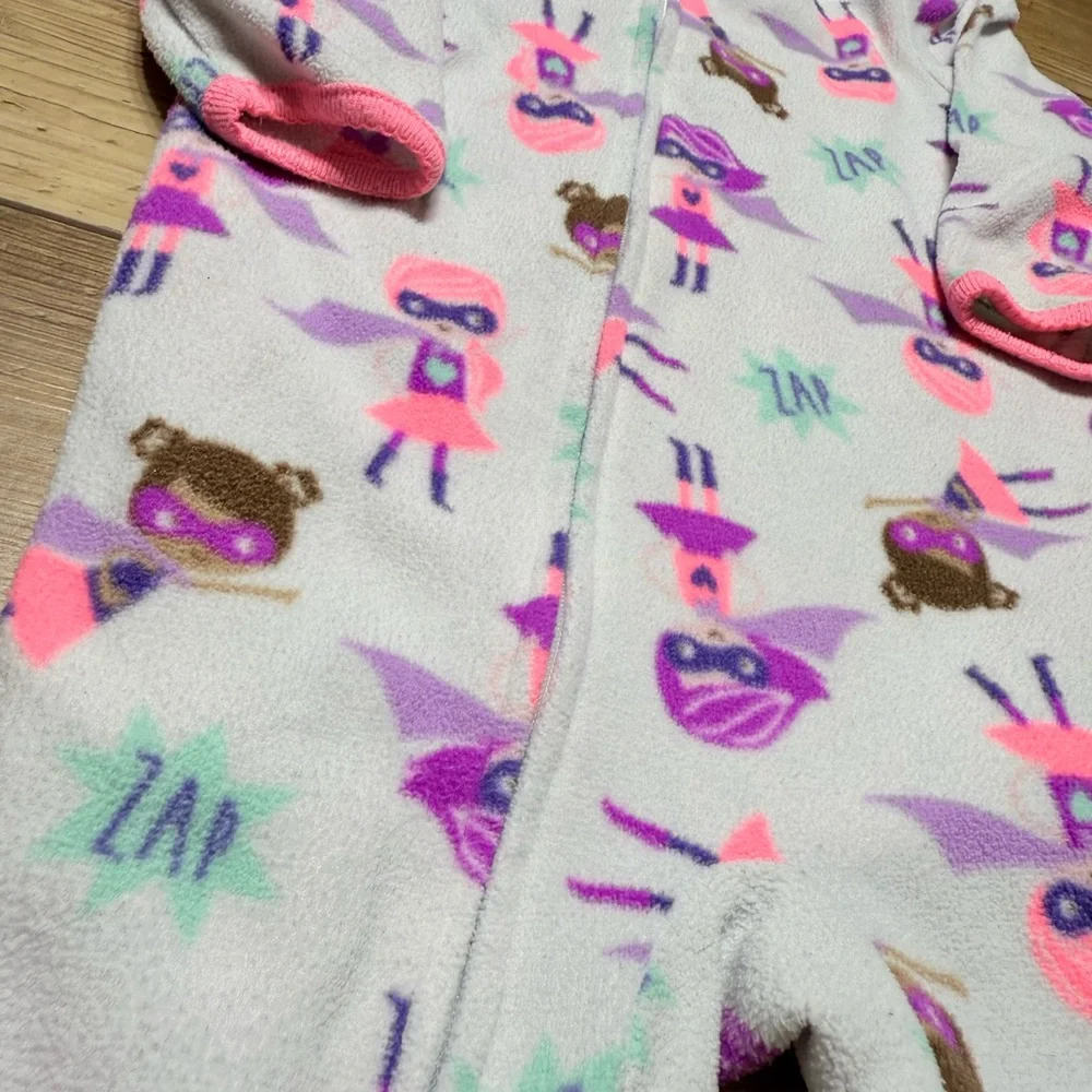 Carter's | Toddler Girl Superhero Footie Pajamas | 18M